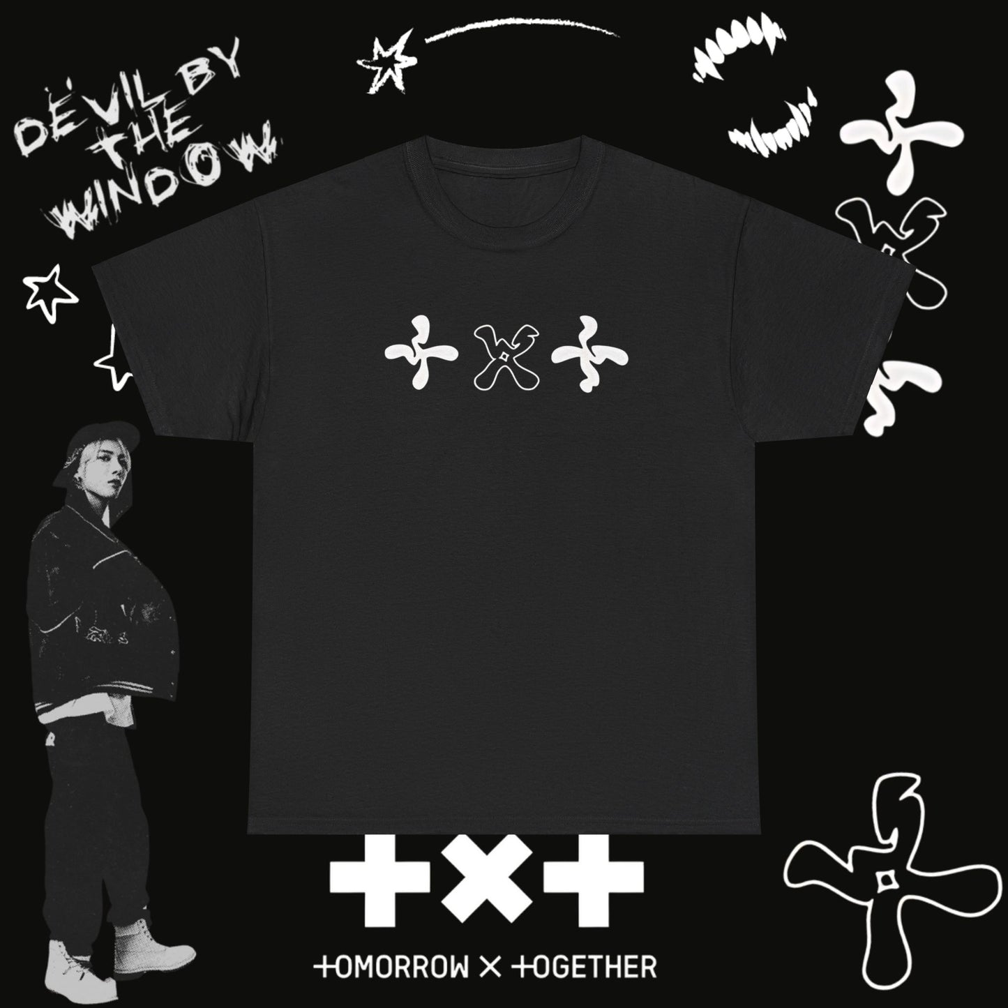 "Taehyun x Temptation" Unisex Heavy Cotton Tee