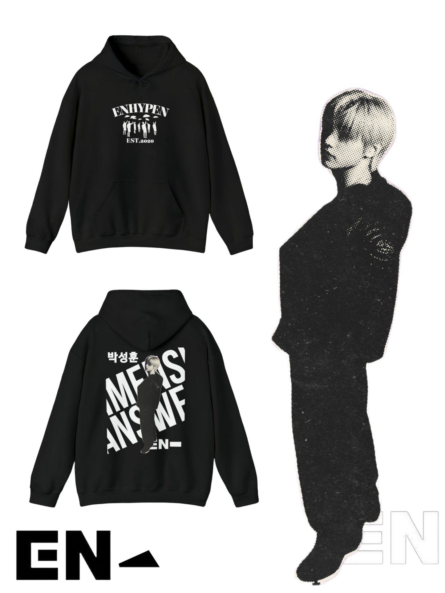 "Dimension: Answer SungHoon" Unisex Heavy Blend™ Hooded Sweatshirt